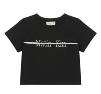 Matin Kim クロップ　スウェット Kimマーティンキム ファッション Matin Kim クロップ スウェット